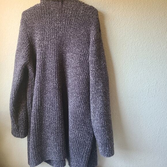 Barefoot Dreams Cozy Brown Gray Women's Sweater Long Cardigan Size XL - Picture 2 of 10